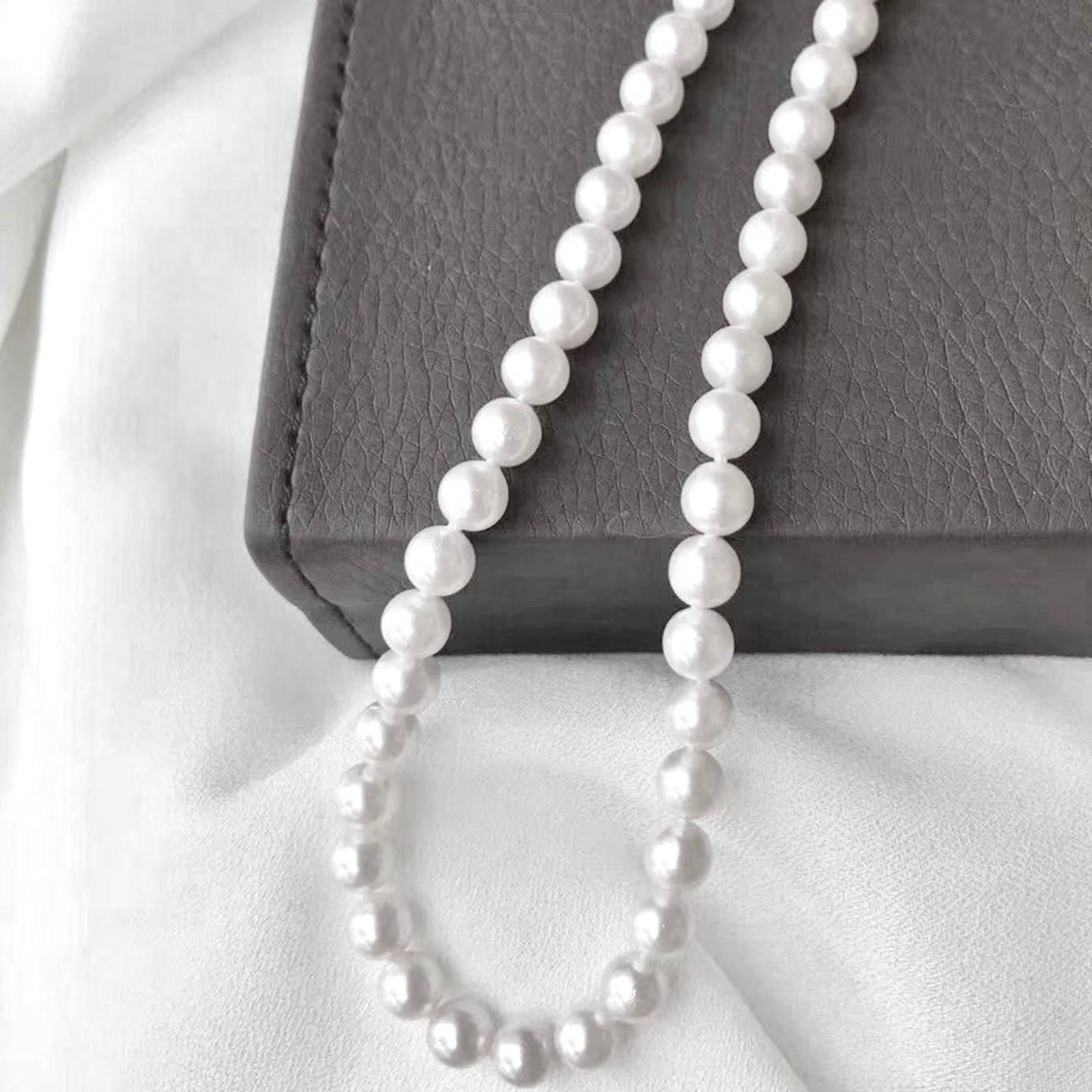 Japanese Akoya Pearl Necklace,  48 Inches 3
