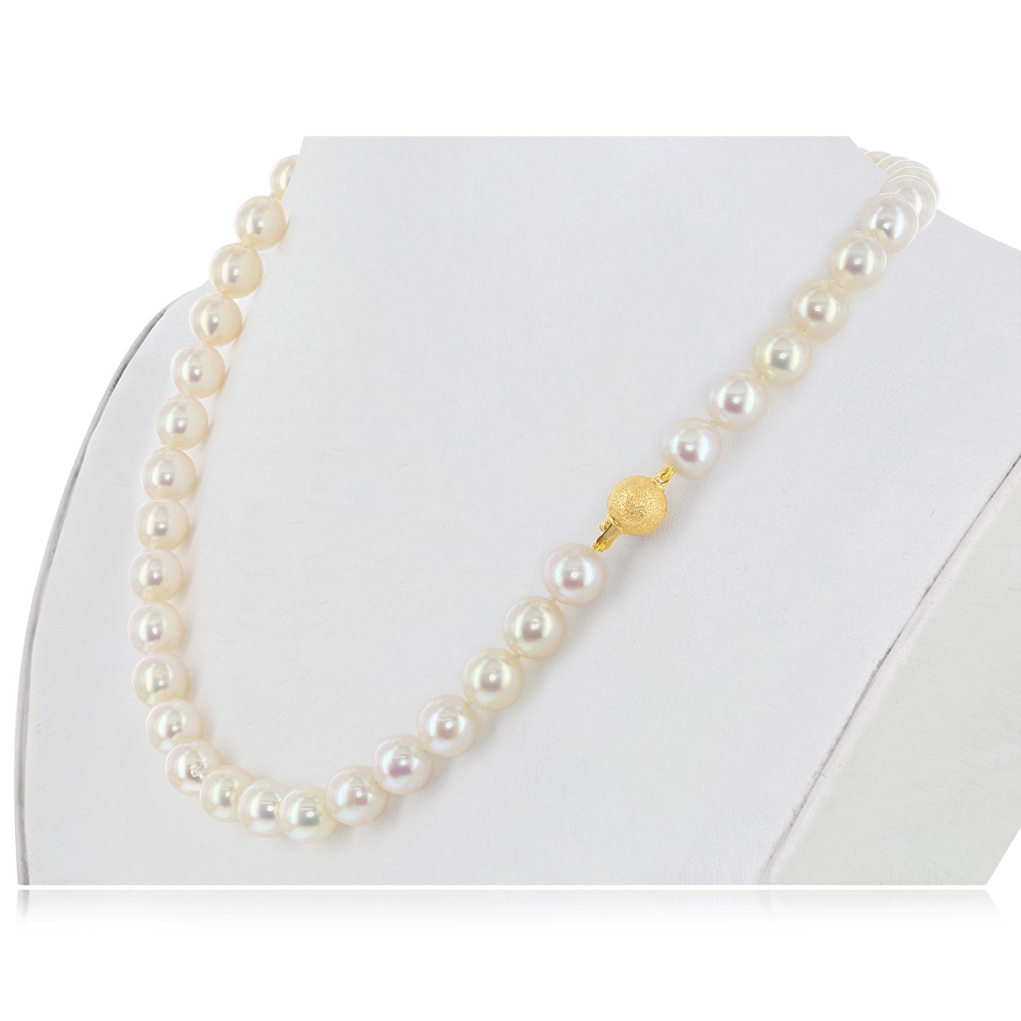 freshwater cultured 9-10mm pearl & diamond 14kt yellow gold pendant