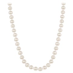 Japanese Akoya 3-3.5mm Cultured Pearl Necklace with 14k Gold Clasp