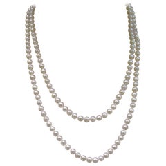 Japanese Akoya Pearl Necklace,  48 Inches