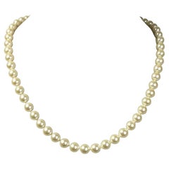 Collana di perle Akoya giapponesi in oro 14K