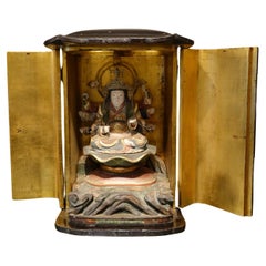 Japanischer Altar in Lack, Edo-Periode (1603-1868)