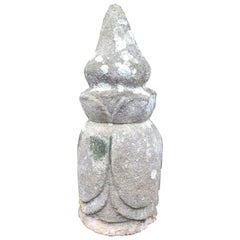 Japanese Ancient  "Five Elements" Gorinto Stone 