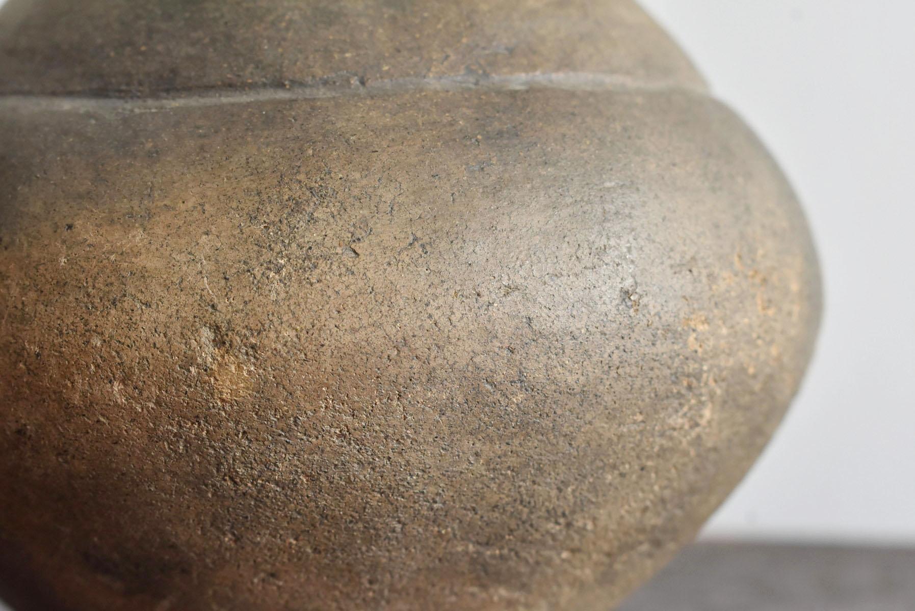 Japanese Ancient Small Jar / Jomon Pottery / 3000 Years ago / Wabi-Sabi 7