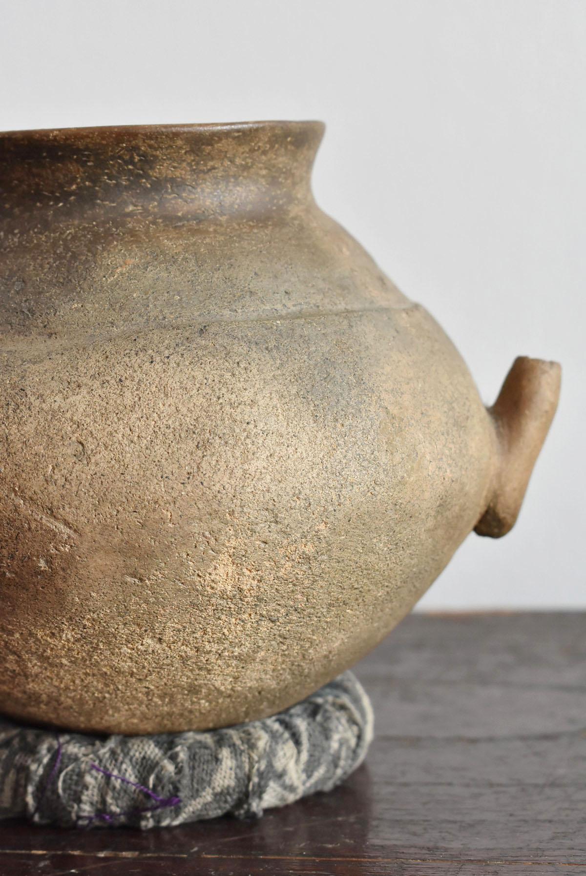 Japanese Ancient Small Jar / Jomon Pottery / 3000 Years ago / Wabi-Sabi 8
