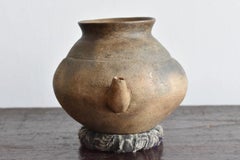 Japanese Ancient Small Jar / Jomon Pottery / 3000 Years ago / Wabi-Sabi