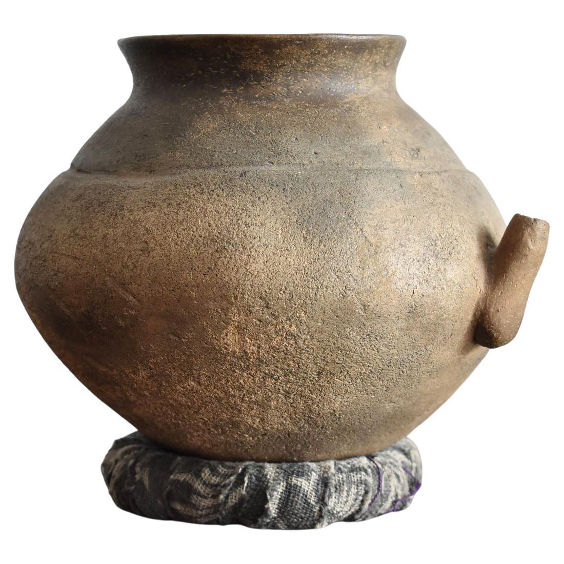 Japanese Ancient Small Jar / Jomon Pottery / 3000 Years ago / Wabi-Sabi