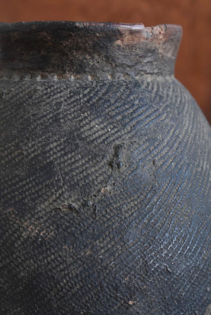 Japanese Ancient Small Pottery / Jomon Pottery Jar / 3000 Years ago / Wabi-Sabi 7