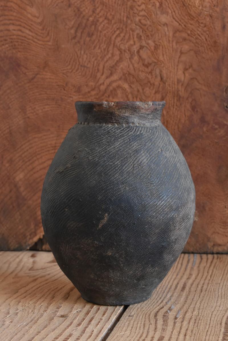 18th Century and Earlier Japanese Ancient Small Pottery / Jomon Pottery Jar / 3000 Years ago / Wabi-Sabi