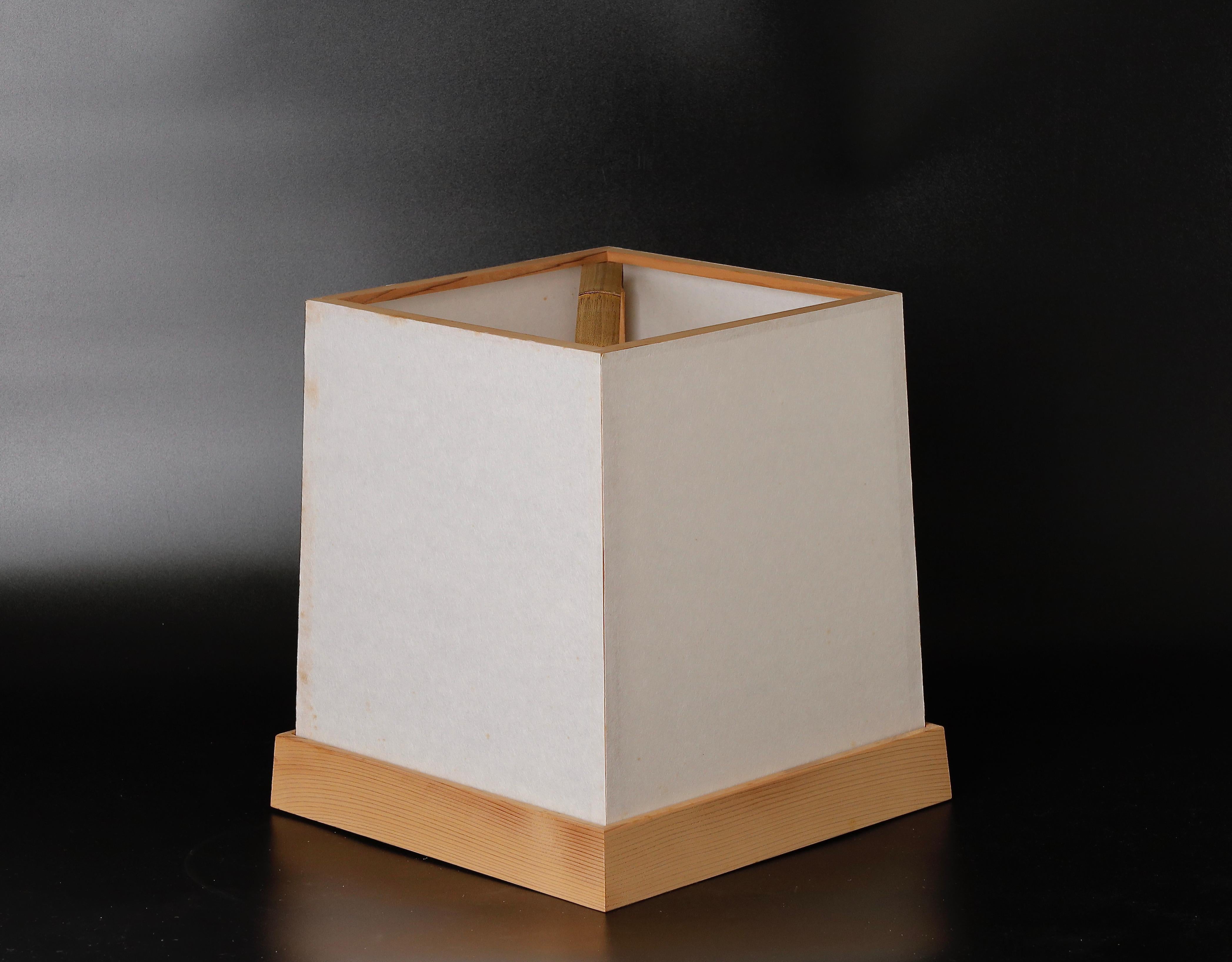Japanned Japanese Andon Paper Lantern for Tea Ceremony For Sale
