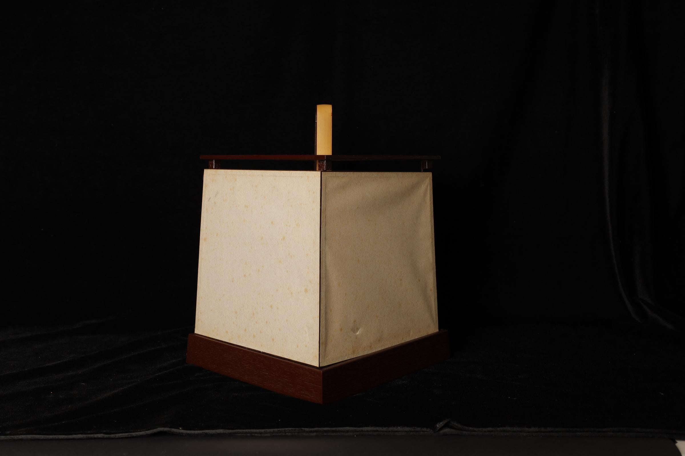 Hand-Crafted Japanese Andon paper Lantern for tea ceremony For Sale