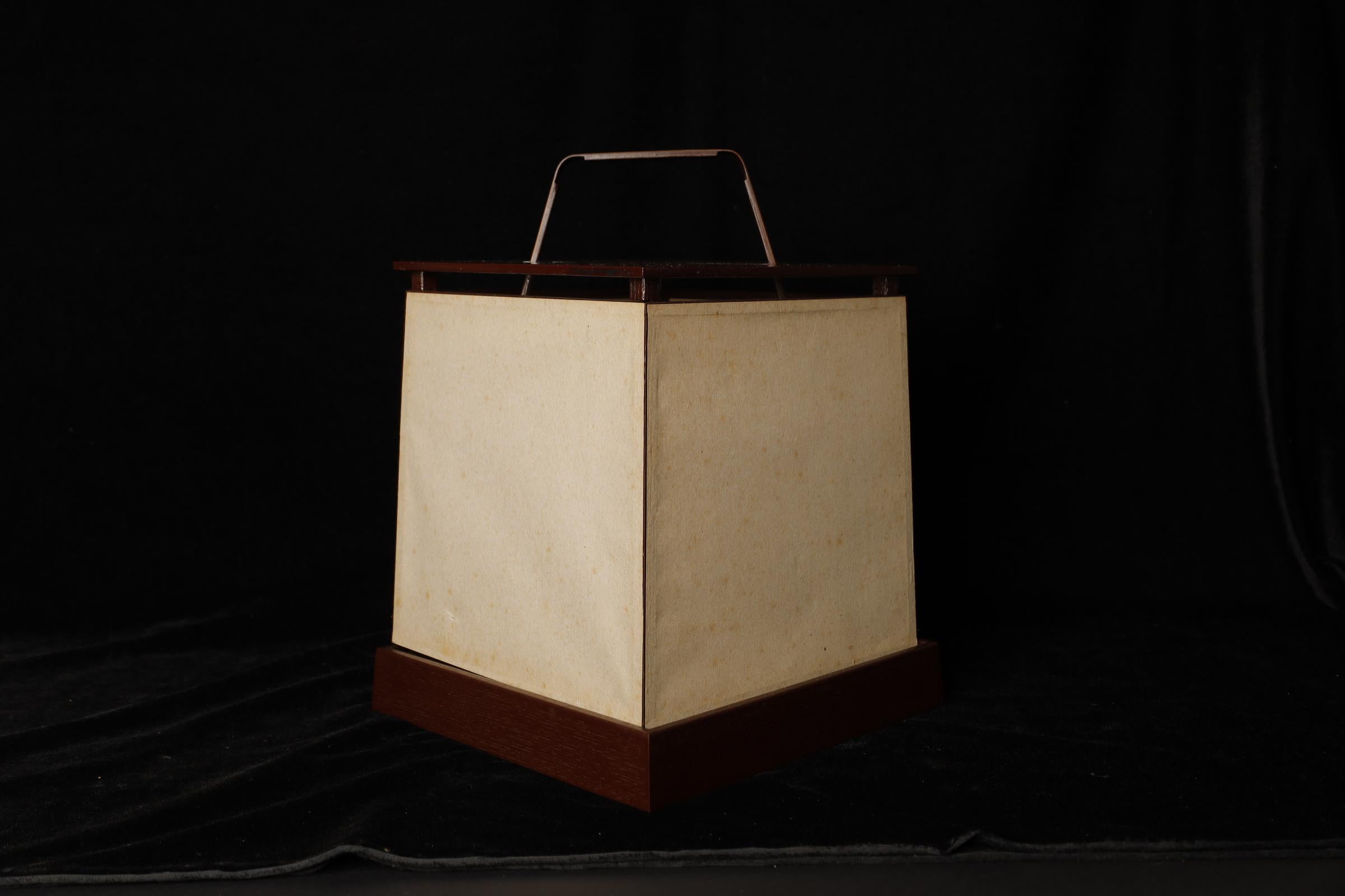 Japanese Andon paper Lantern for tea ceremony In Good Condition For Sale In Fukuoka, JP