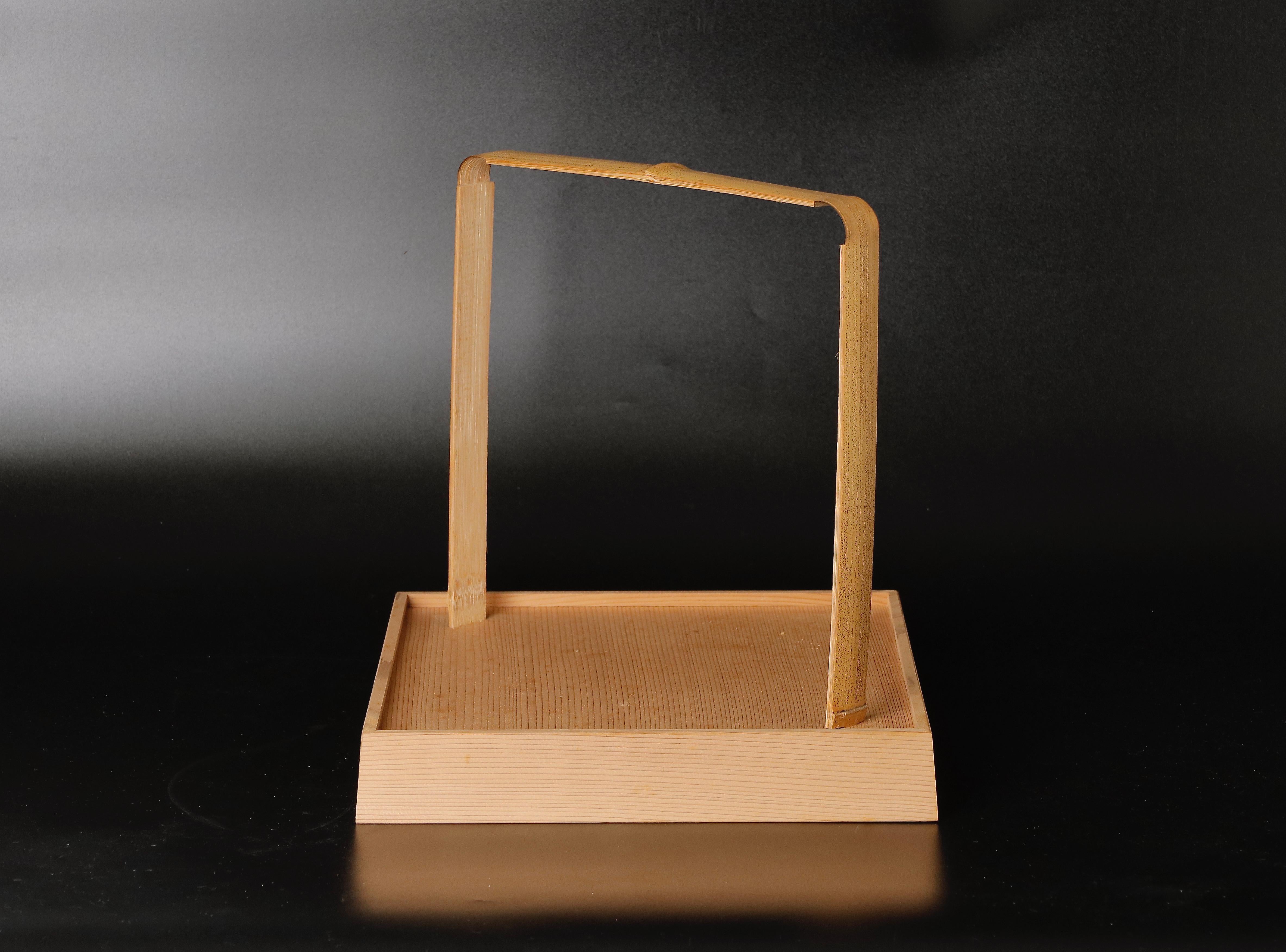 20ième siècle Lanterne japonaise en papier fer forgé pour le cérémonie du thé en vente