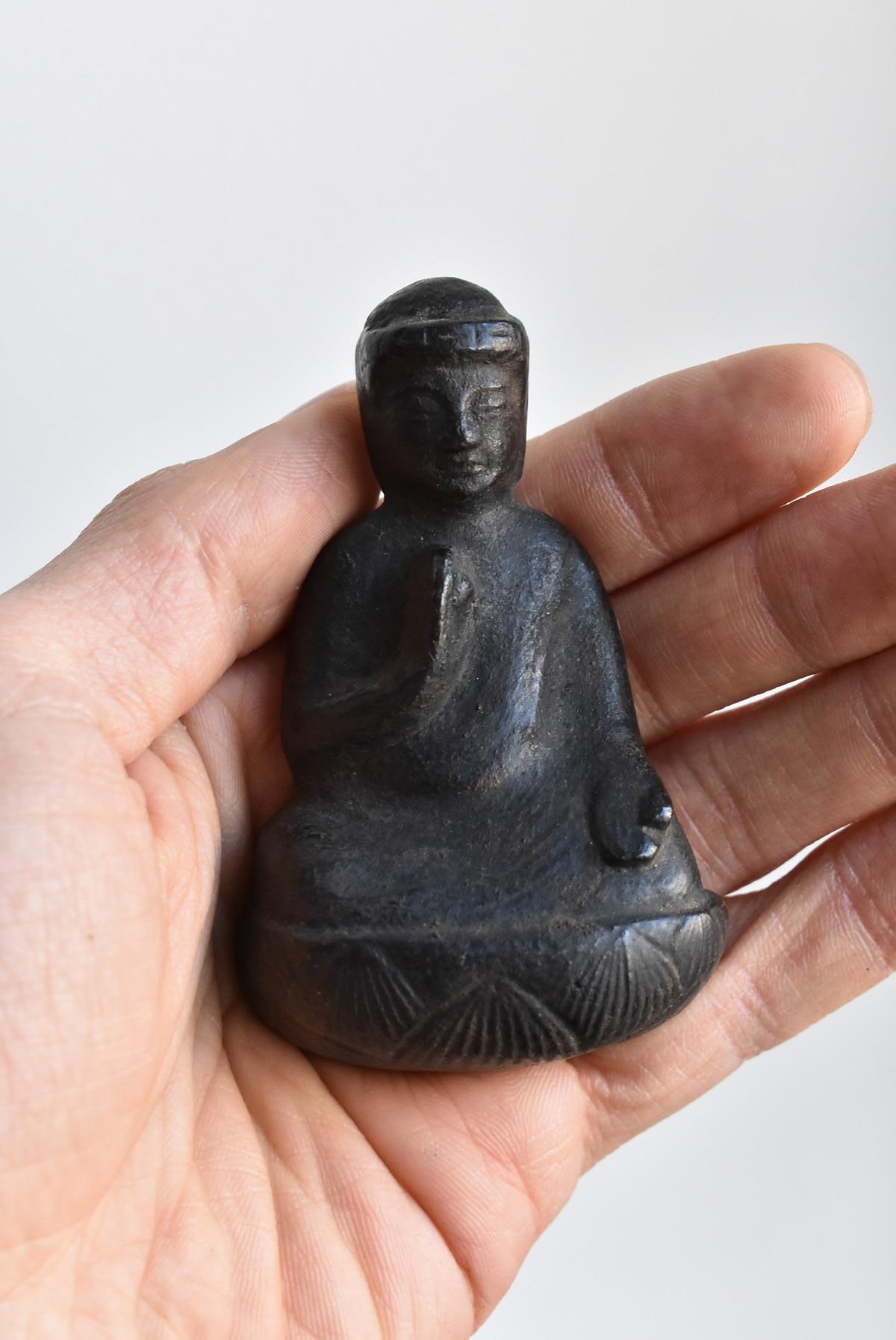 Japanese Antique 14th-16th Century Small Copper Buddha Statue or kakebutu 10