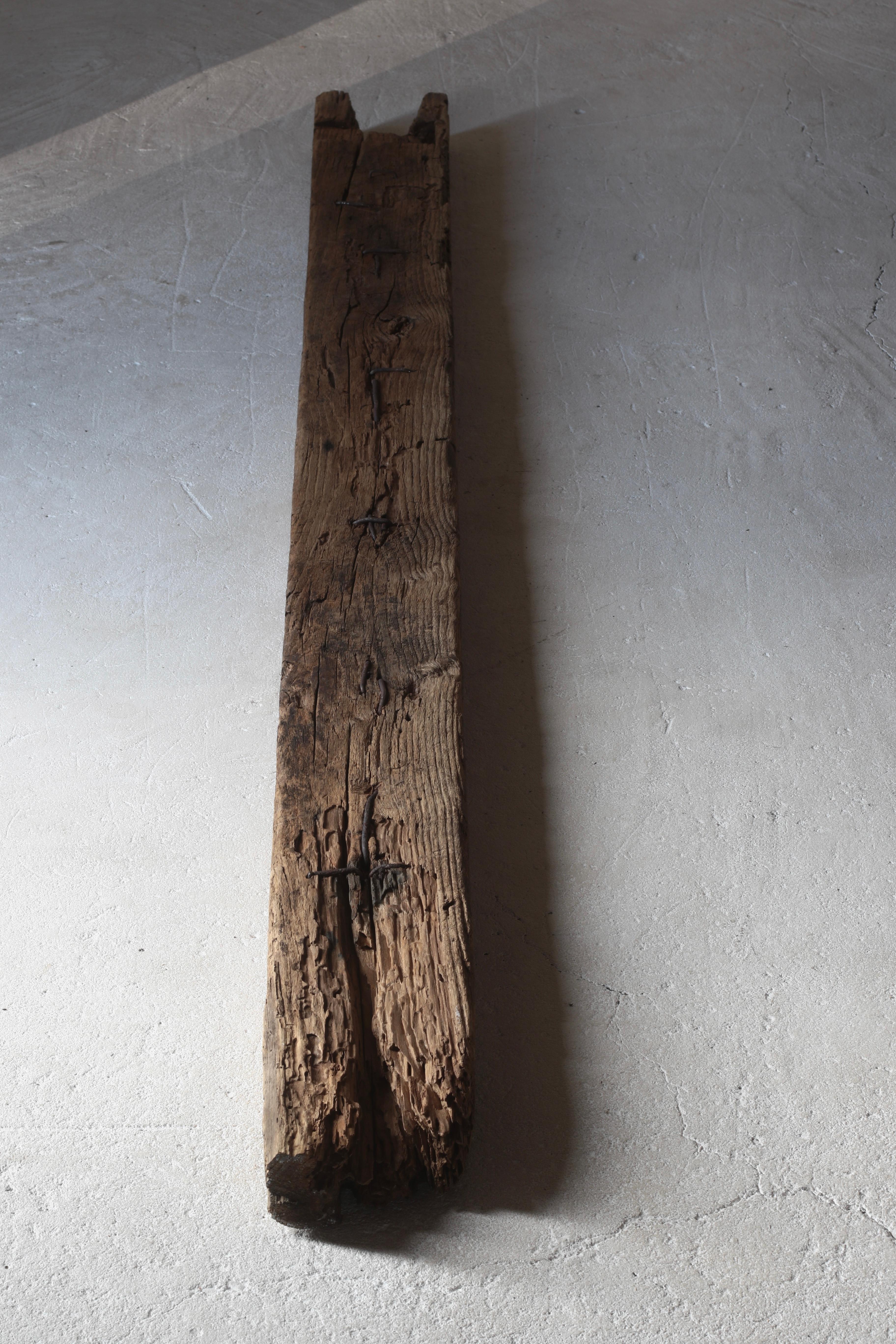 Piliers anciens japonais vieillis / Décoration murale / Wabi-sabi Primitif en vente 6