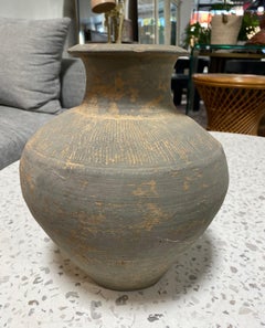 Japanese Antique Ancient Sueki Sue Ware Wabi-Sabi Art Pottery Vase Storage Jar