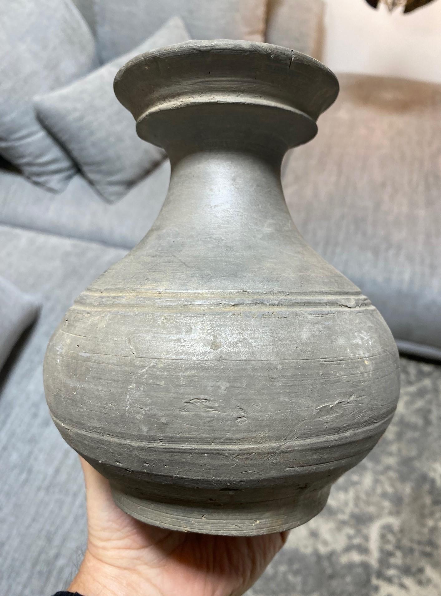 Japanese Antique Ancient Sueki Sue Ware Wabi-Sabi Pottery Vase Pot Vessel  For Sale 12