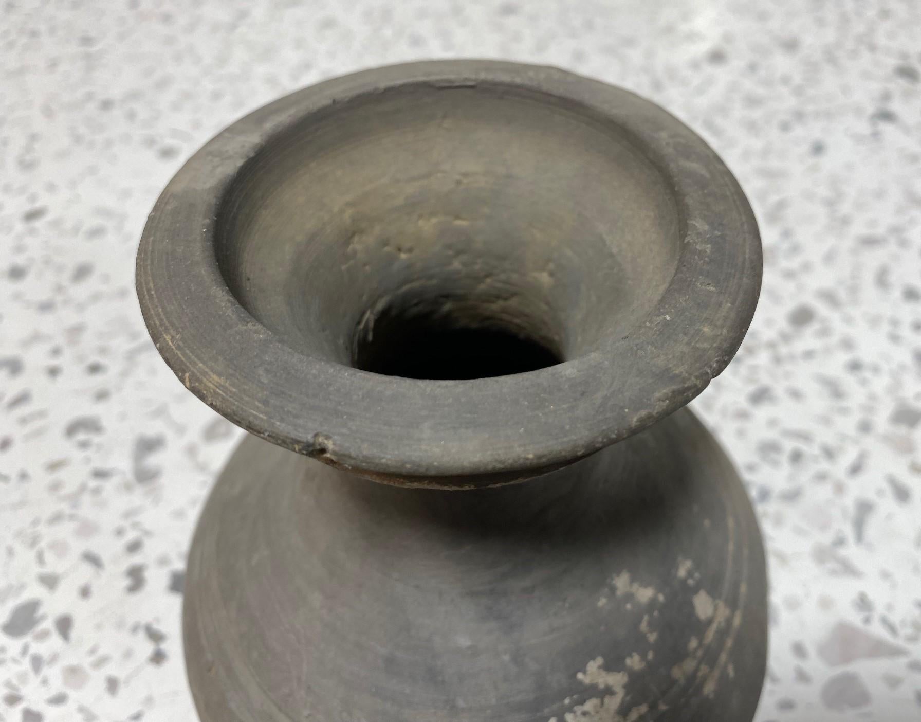 Japanese Antique Ancient Sueki Sue Ware Wabi-Sabi Pottery Vase Pot Vessel  For Sale 2