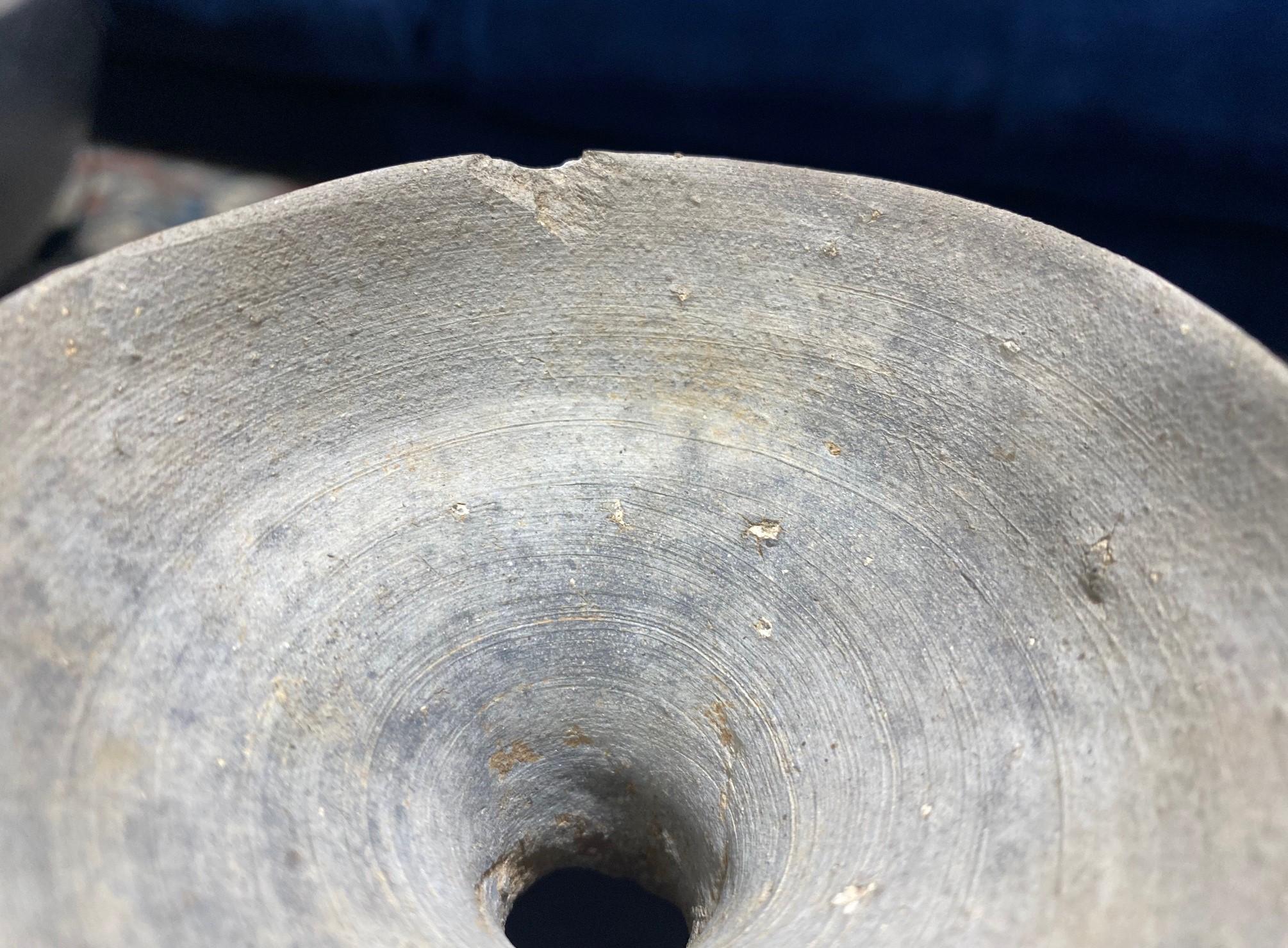 Terracotta Vaso antico giapponese Sueki Sue Ware Wabi-Sabi Vaso di ceramica Urna in vendita