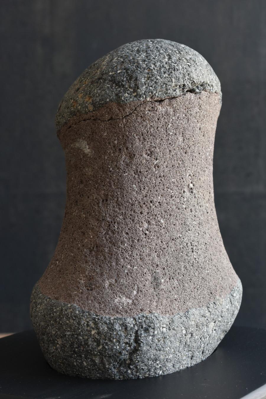 18th Century Japanese antique appreciation stone/penis-shaped stone/strange stone For Sale