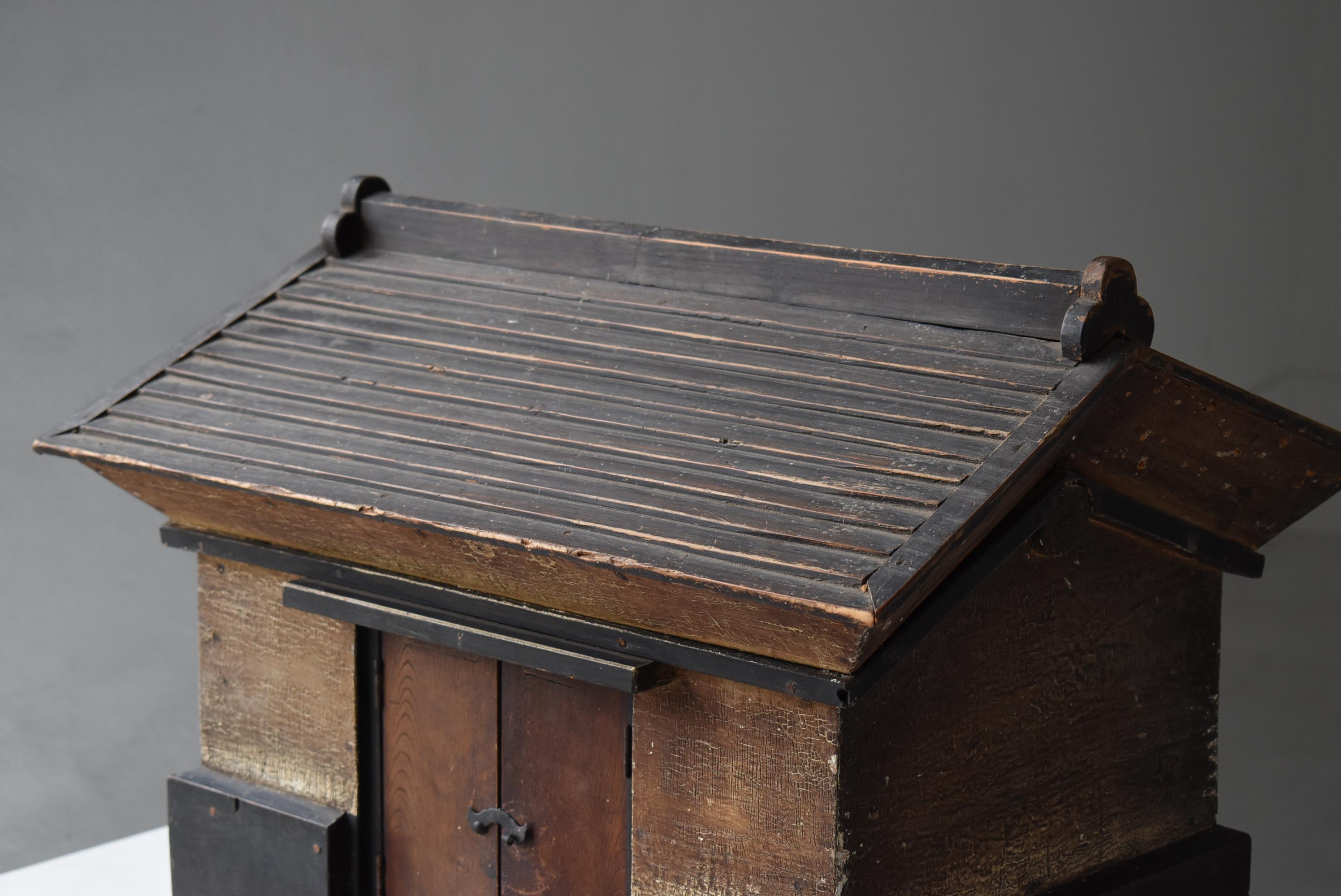 Woodwork Japanese Antique Architectural Model 