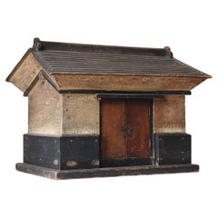 Modèle architectural japonais ancien " KURA 蔵 " 1860s-1920s / Figurine Wabi Sabi