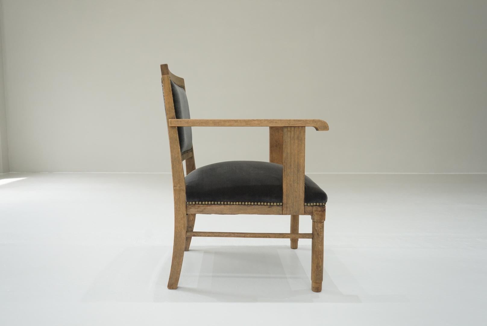 Japanese Antique Armchair Sofa 1920s-1930s Primitive Japandi For Sale 6