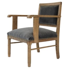 Japanese Antique Armchair Sofa 1920s-1930s Primitive Japandi
