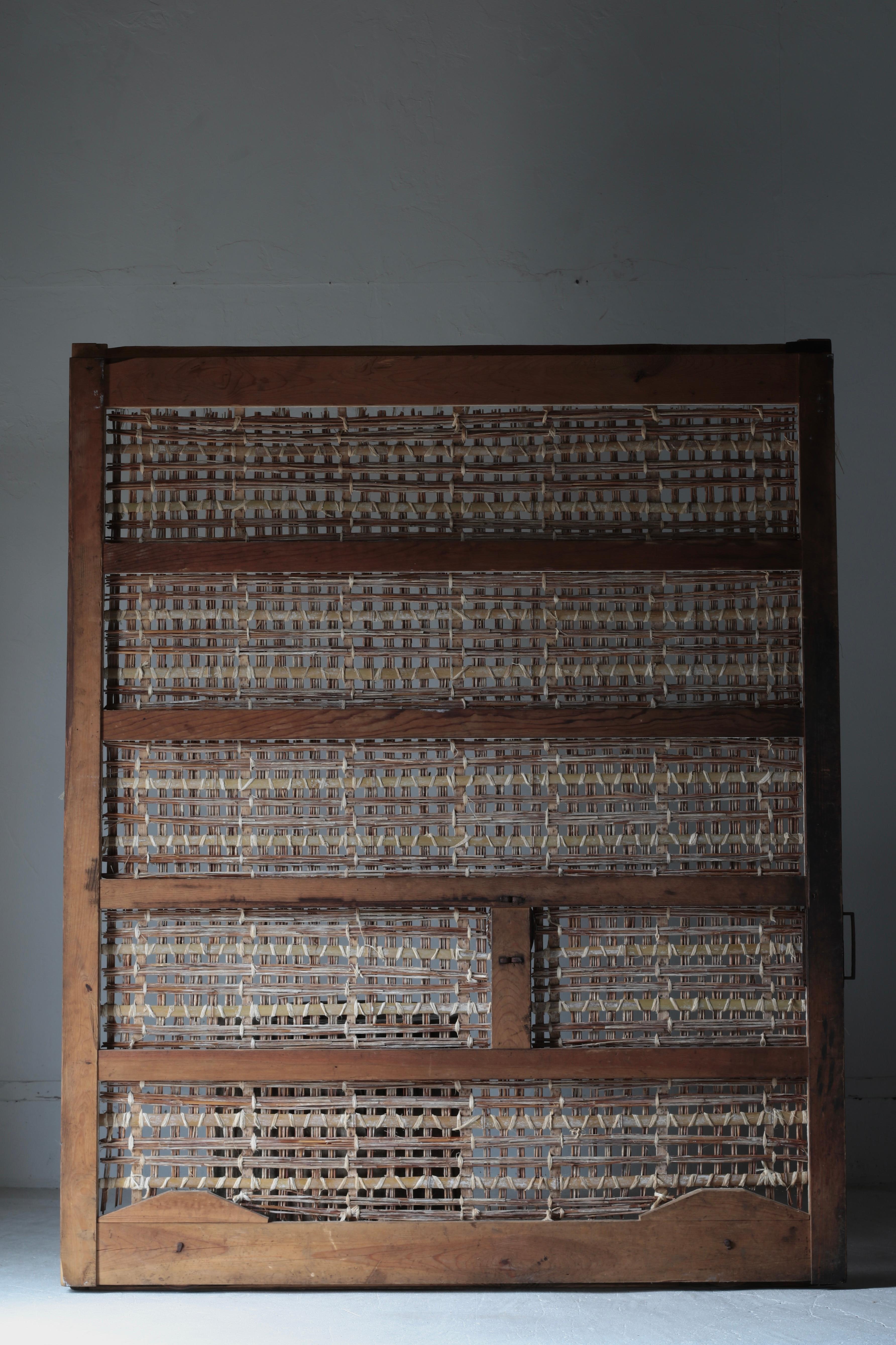 Porte en bambou japonais ancien / Décoration murale / 1868-1912 / Wabi-Sabi en vente 2