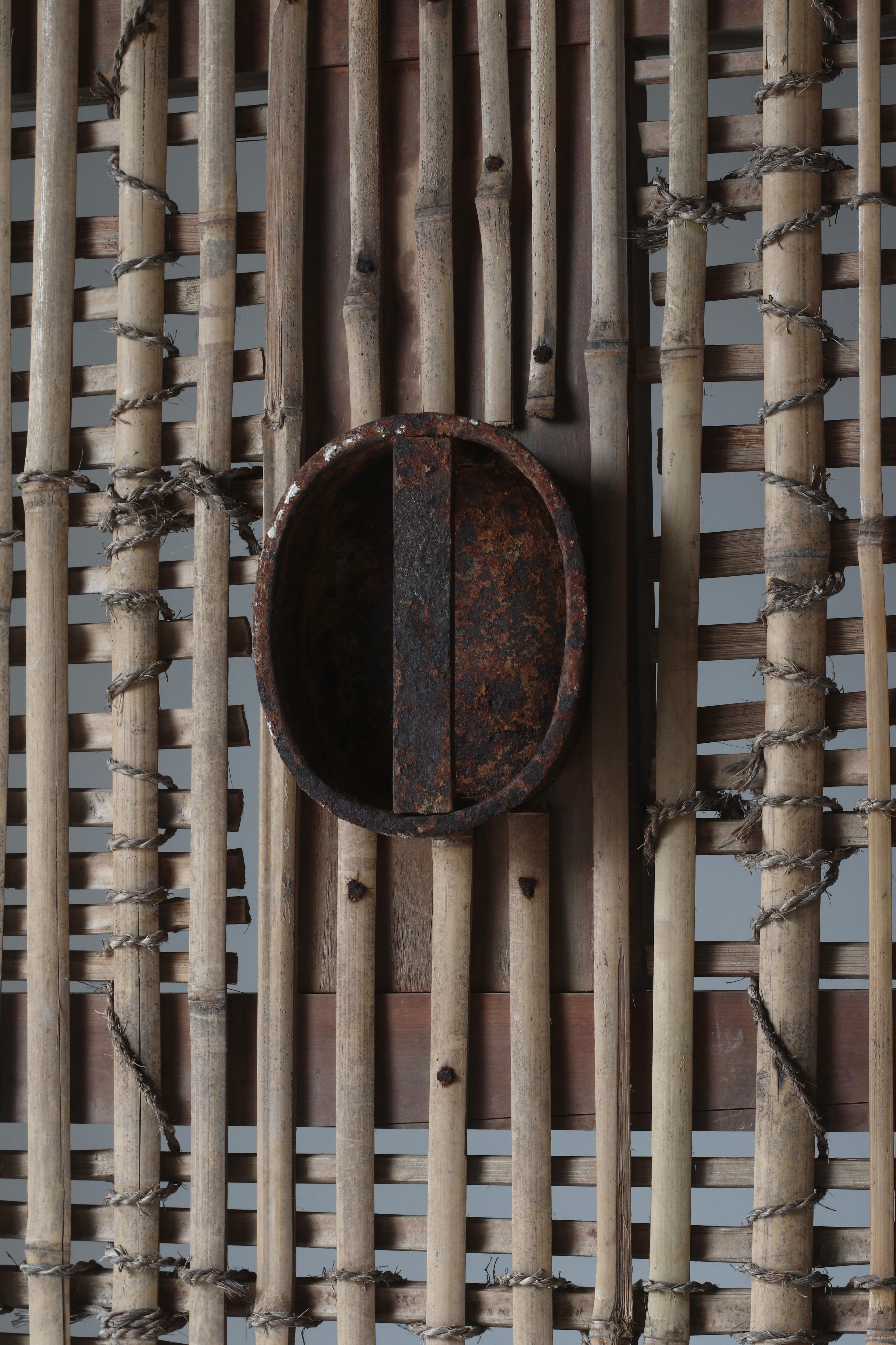 Puerta de Bambú Japonesa Antigua / Decoración de Pared / 1868-1912s / Wabi-Sabi en venta 3