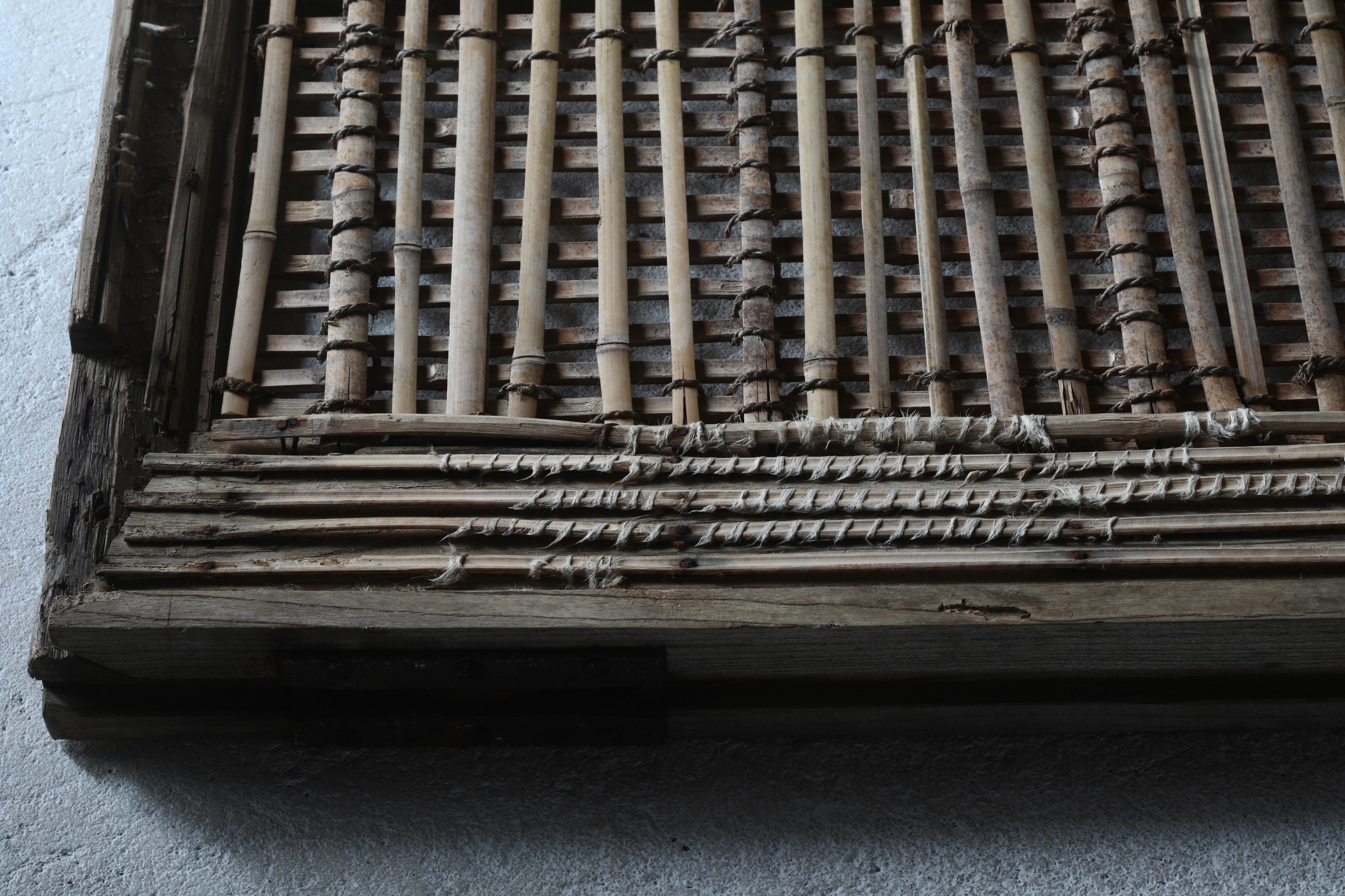 Puerta de Bambú Japonesa Antigua / Decoración de Pared / 1868-1912s / Wabi-Sabi en venta 9