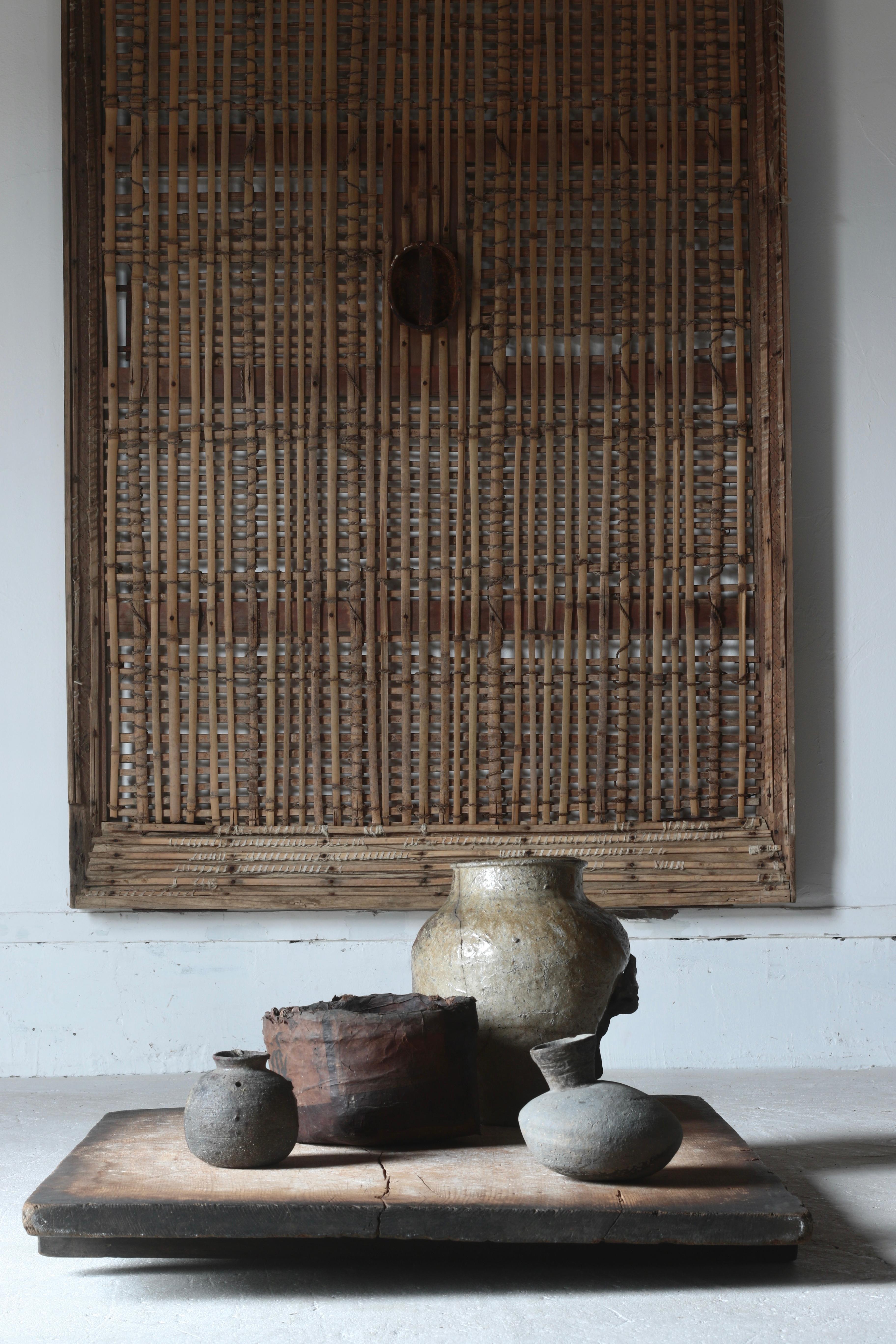 Puerta de Bambú Japonesa Antigua / Decoración de Pared / 1868-1912s / Wabi-Sabi Meiji en venta