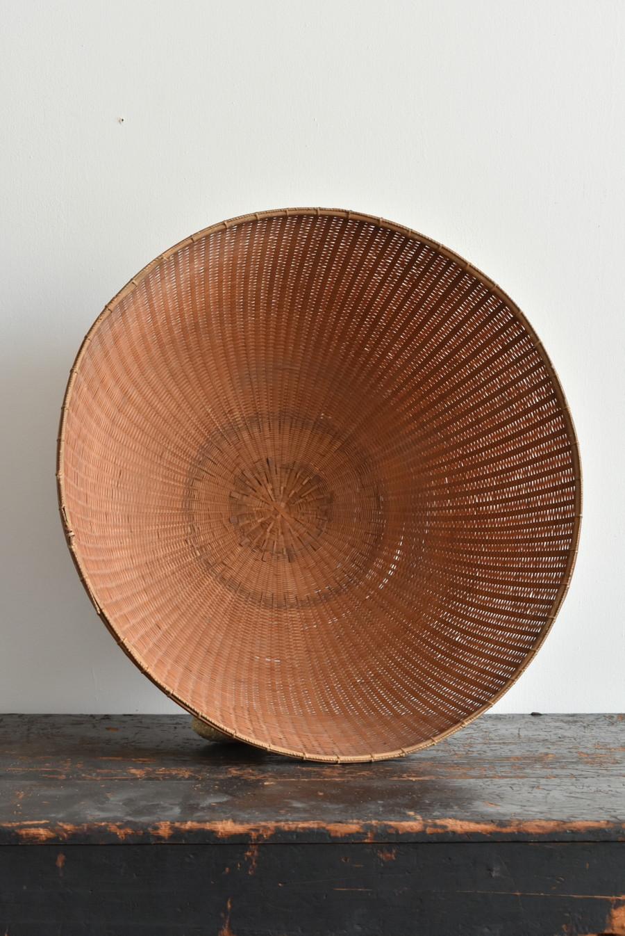 Sombrero de bambú antiguo japonés/1868-1920/Herramientas populares/Decoración colgante de pared 3