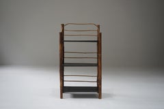 Japanese Antique Bamboo Display Stand, 1930s–1950s - Japandi Wabi-Sabi