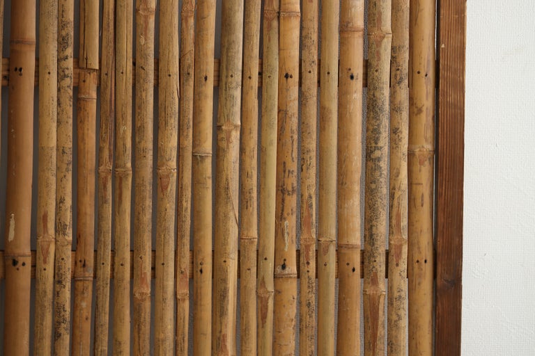 Japanische antike Bambus-Schiebetr, Objekt Mingei Art Panel, Wabisabi  Tr2 im Angebot bei 1stDibs Deutschland