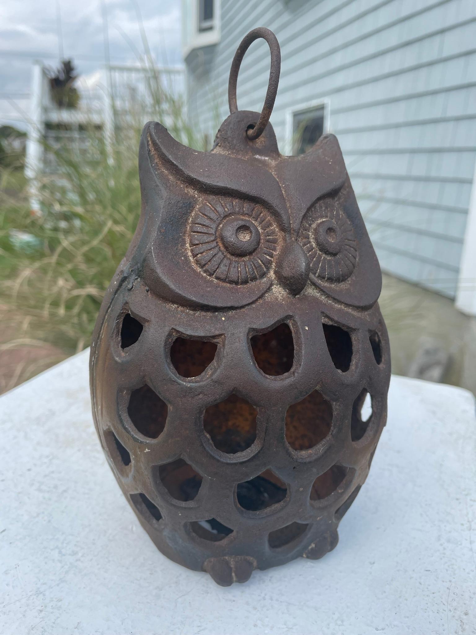 Japanese Antique Barn Owl Lantern 5