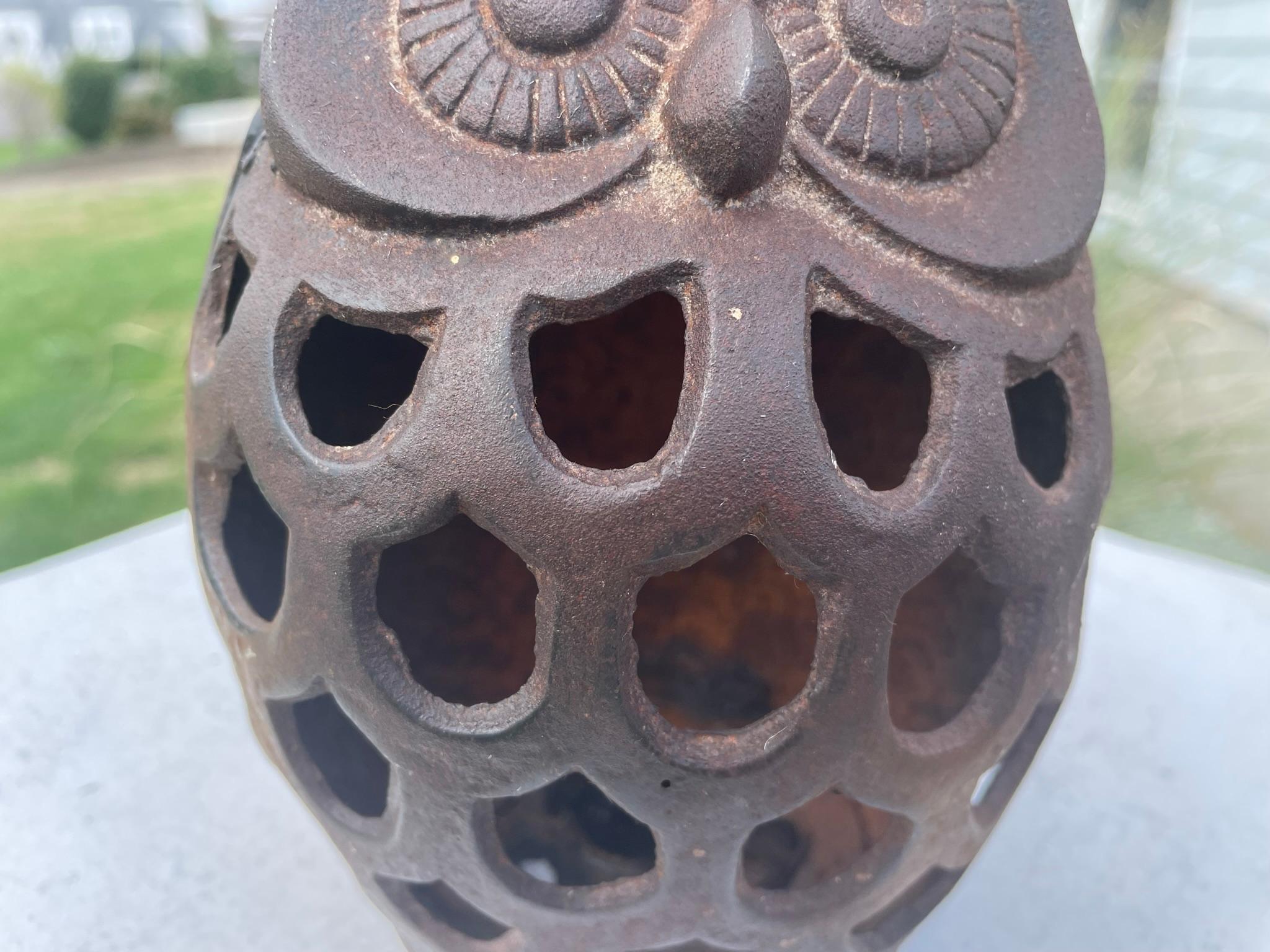 Japanese Antique Barn Owl Lantern 6