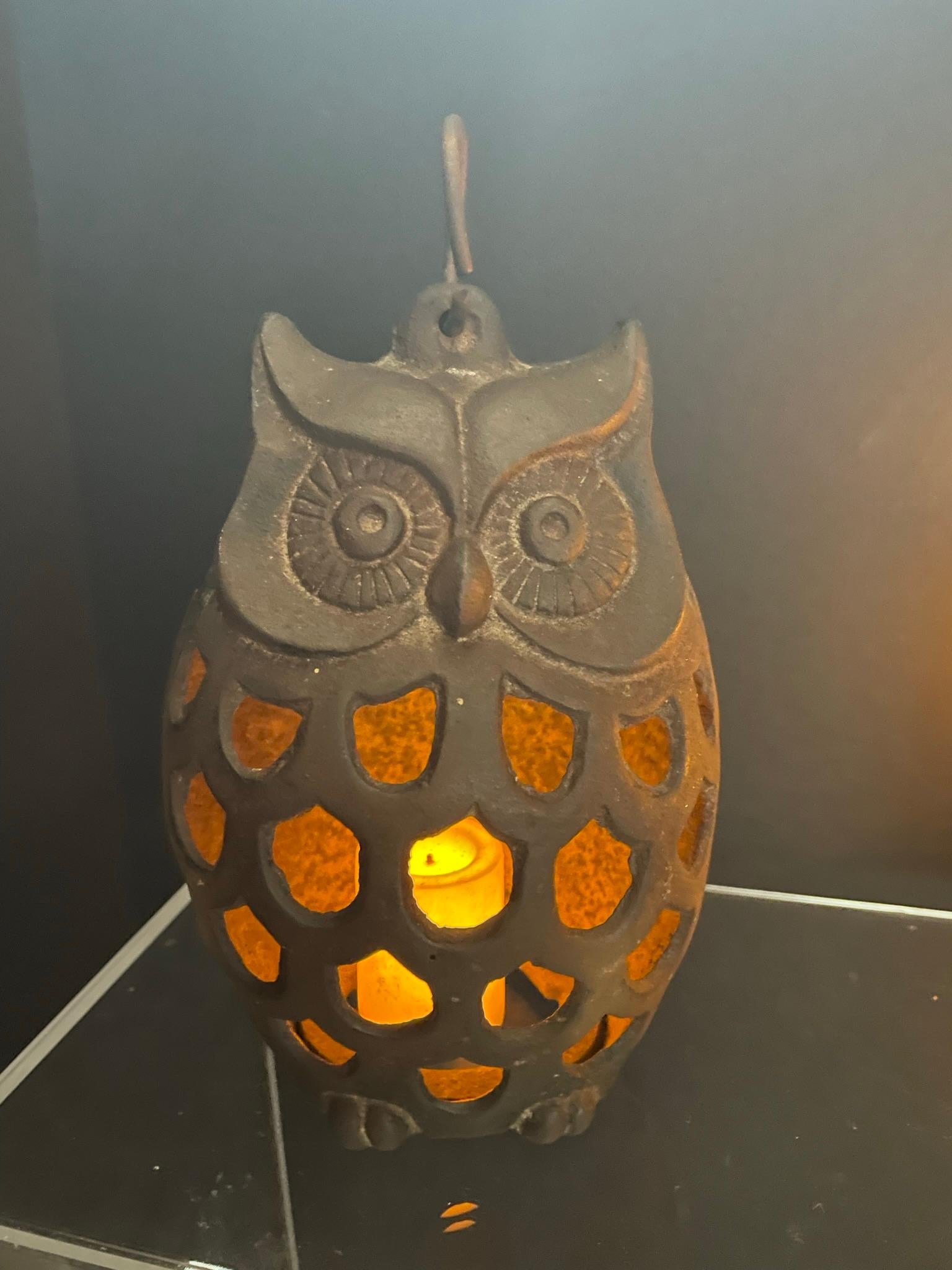Japanese Antique Barn Owl Lantern In Good Condition In South Burlington, VT