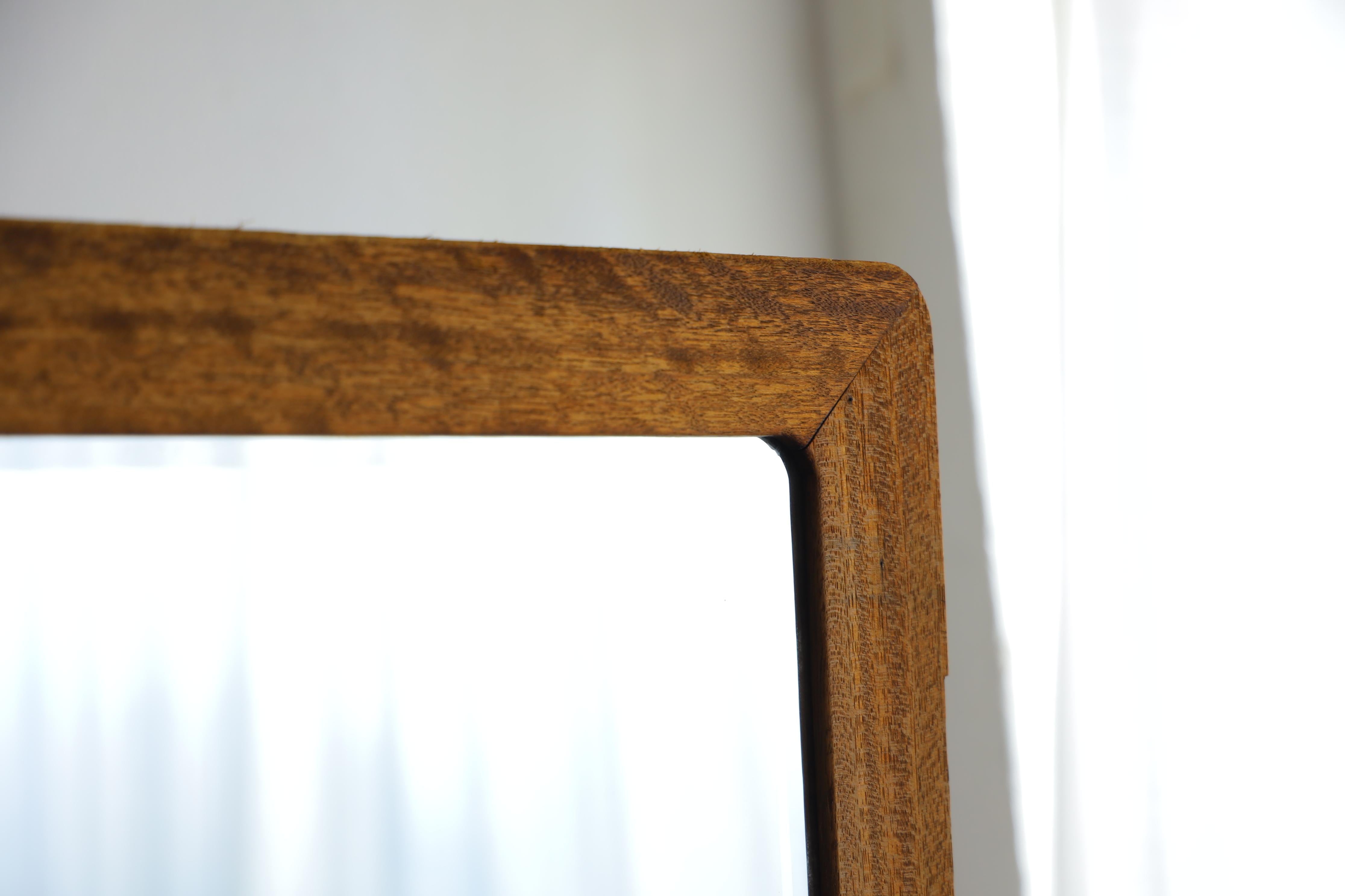 Grand miroir japonais ancien, miroir ancien en pied en vente 5