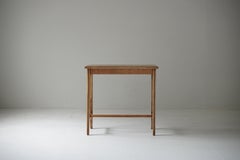 Tavolino antico giapponese in betulla, anni '30-'50, stile Japandi Wabi-Sabi