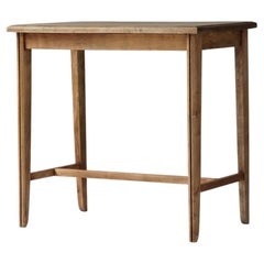 Tavolino antico giapponese in betulla, anni '30-'50, stile Japandi Wabi-Sabi