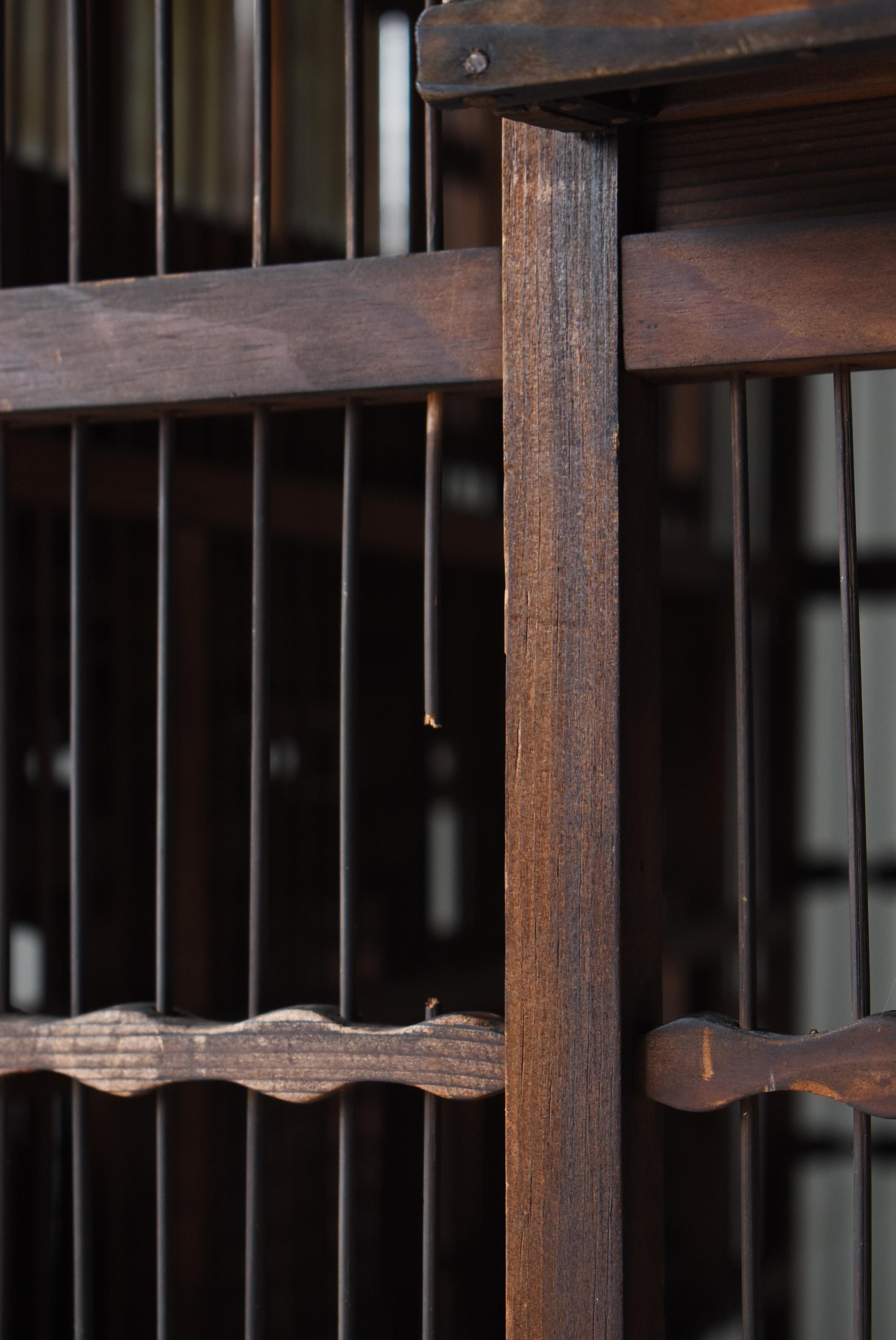 Gabbia per uccelli antica giapponese ispirata a una casa tradizionale Machiya degli anni 1920-1940 in vendita 6