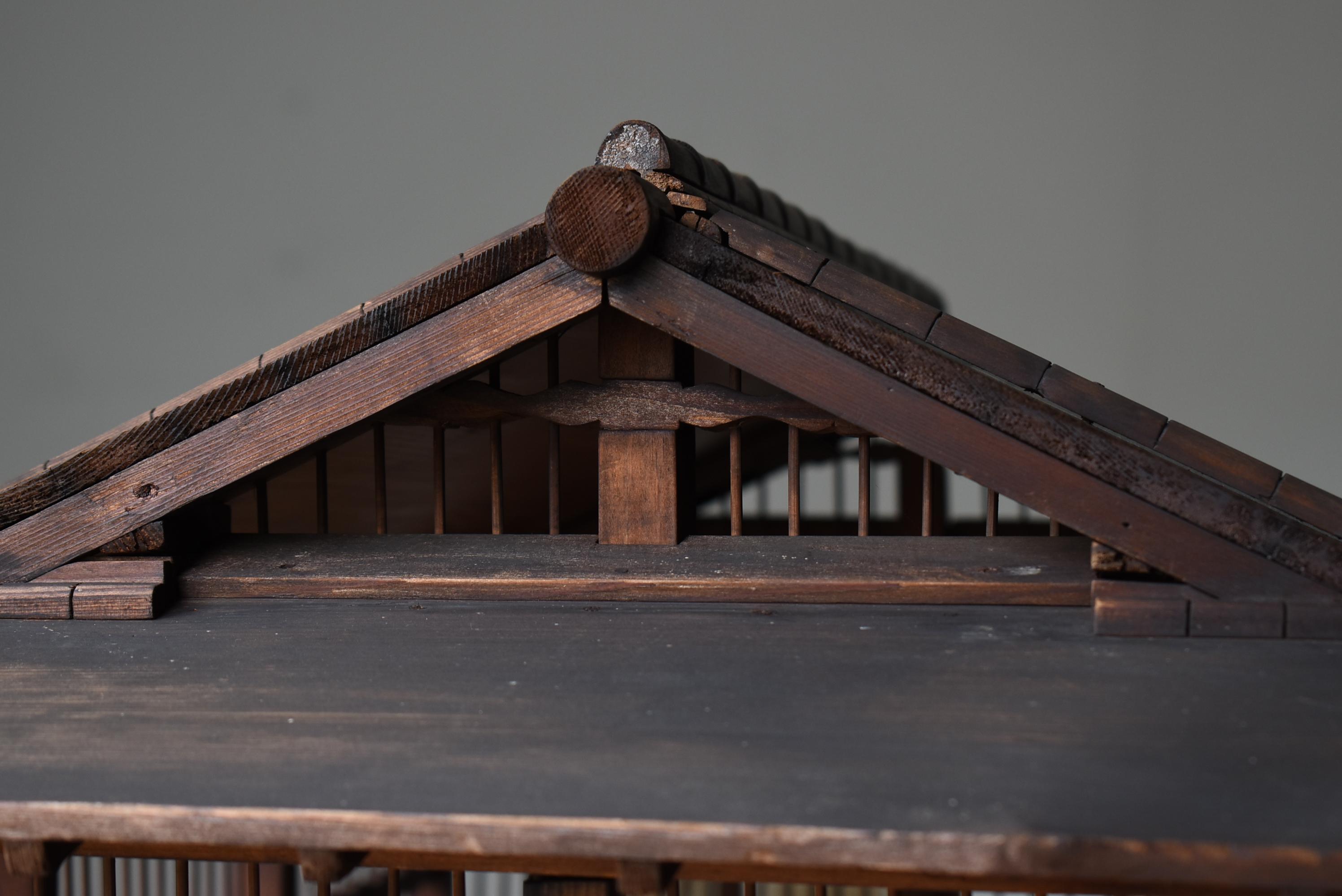 Gabbia per uccelli antica giapponese ispirata a una casa tradizionale Machiya degli anni 1920-1940 in vendita 7