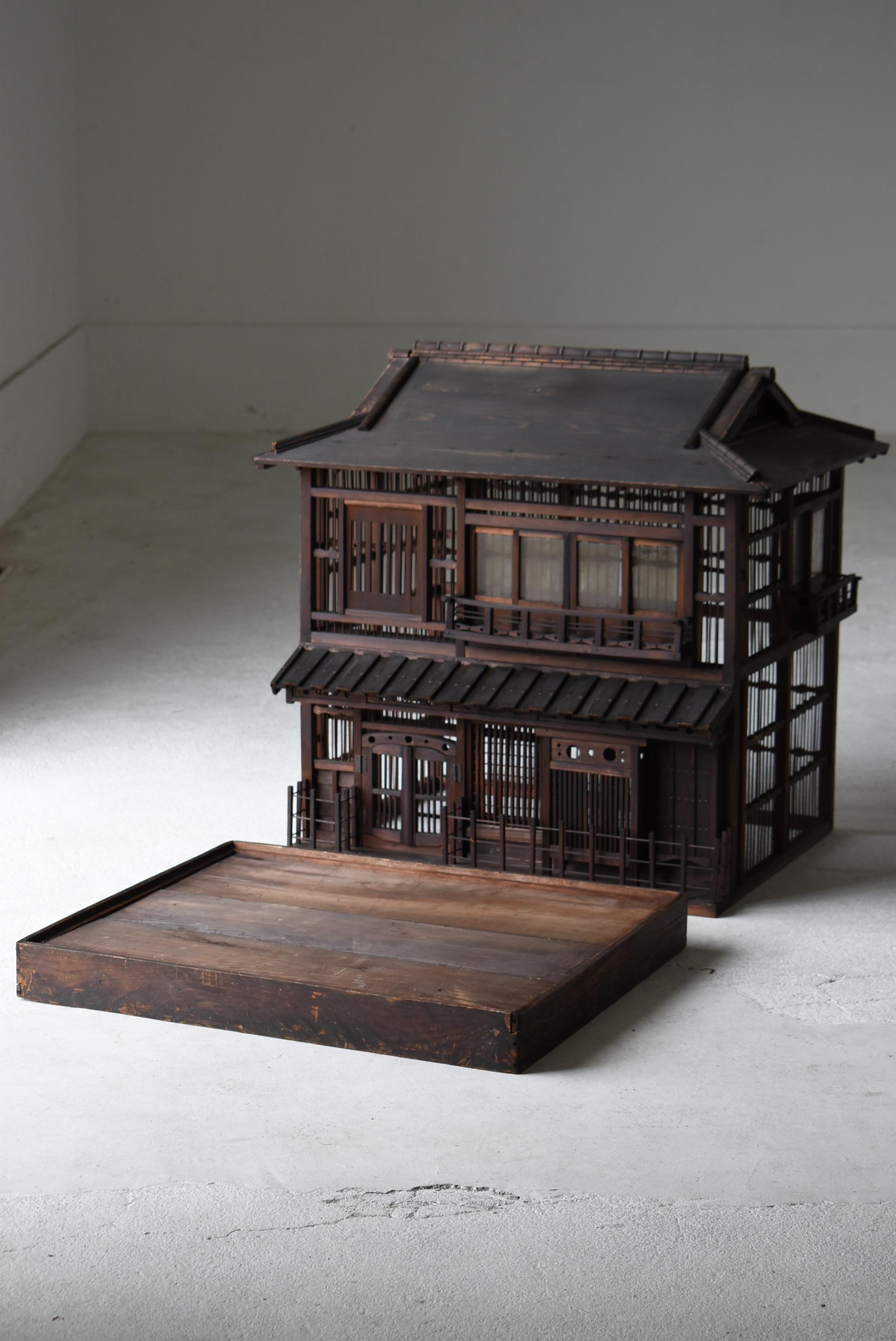 Gabbia per uccelli antica giapponese ispirata a una casa tradizionale Machiya degli anni 1920-1940 in vendita 9