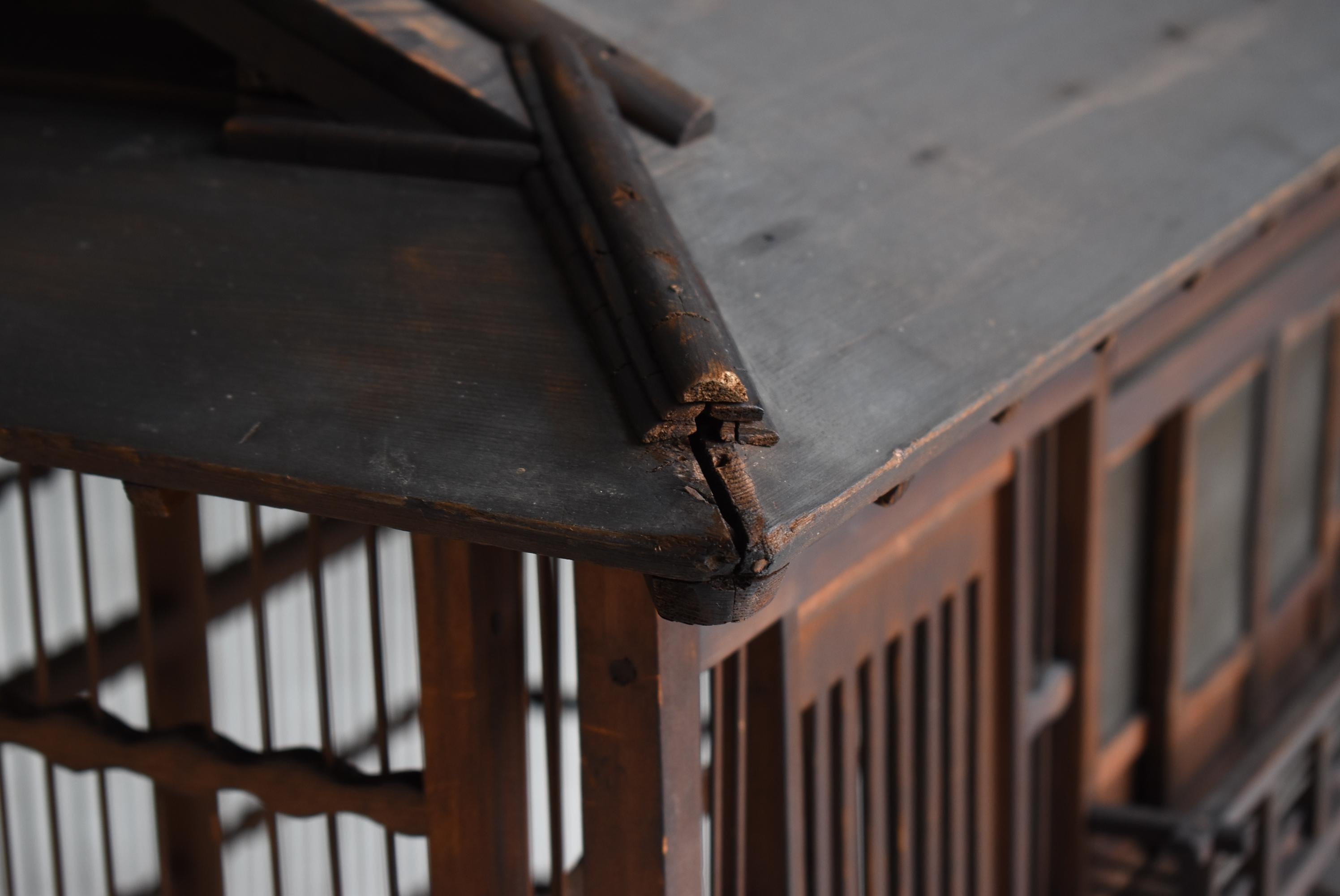 Gabbia per uccelli antica giapponese ispirata a una casa tradizionale Machiya degli anni 1920-1940 in vendita 11