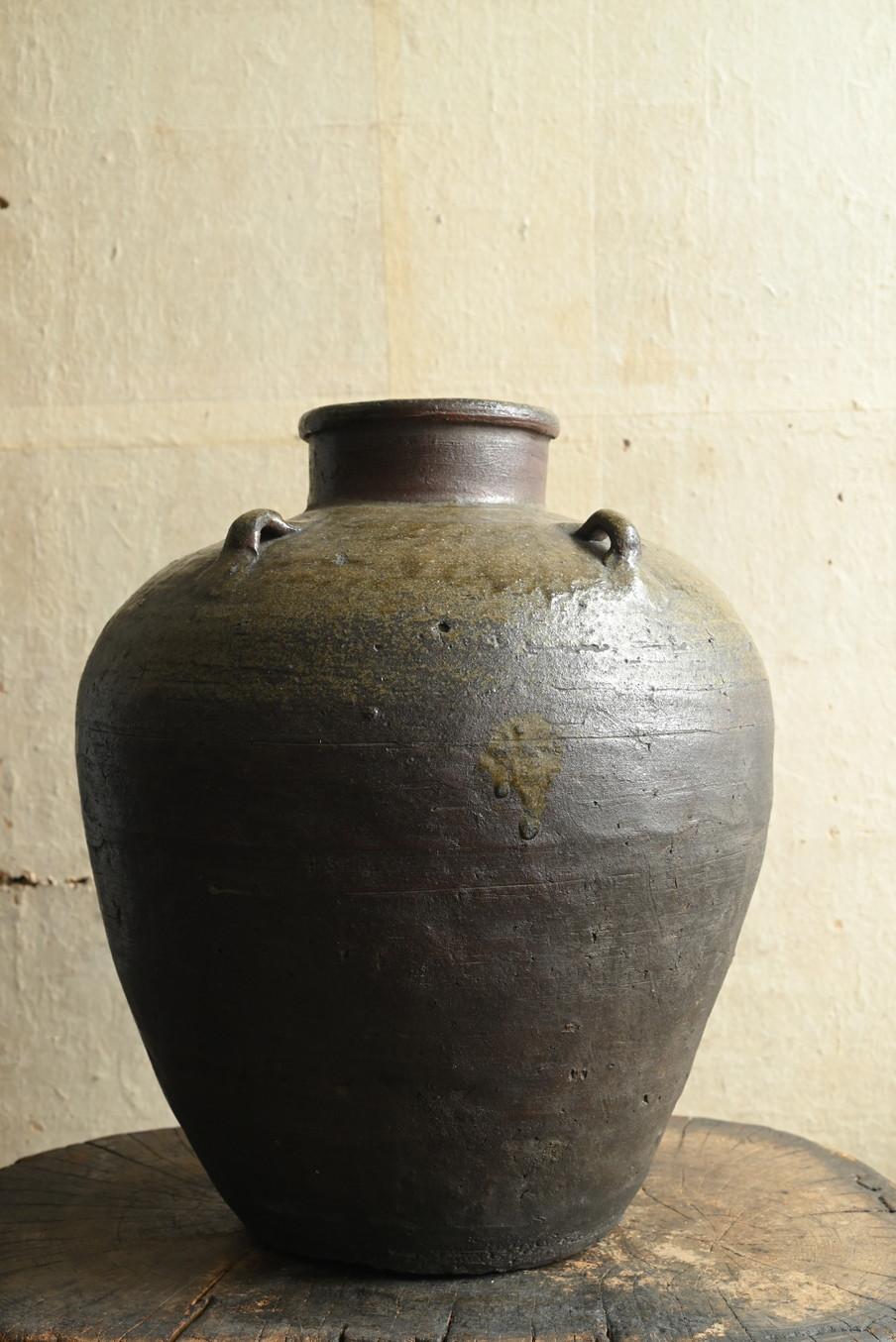 Japanische antike Vase aus Bizen-Ware / 15.-16. Jahrhundert / Wabi-sabi-Vase/Tsubo im Angebot 10