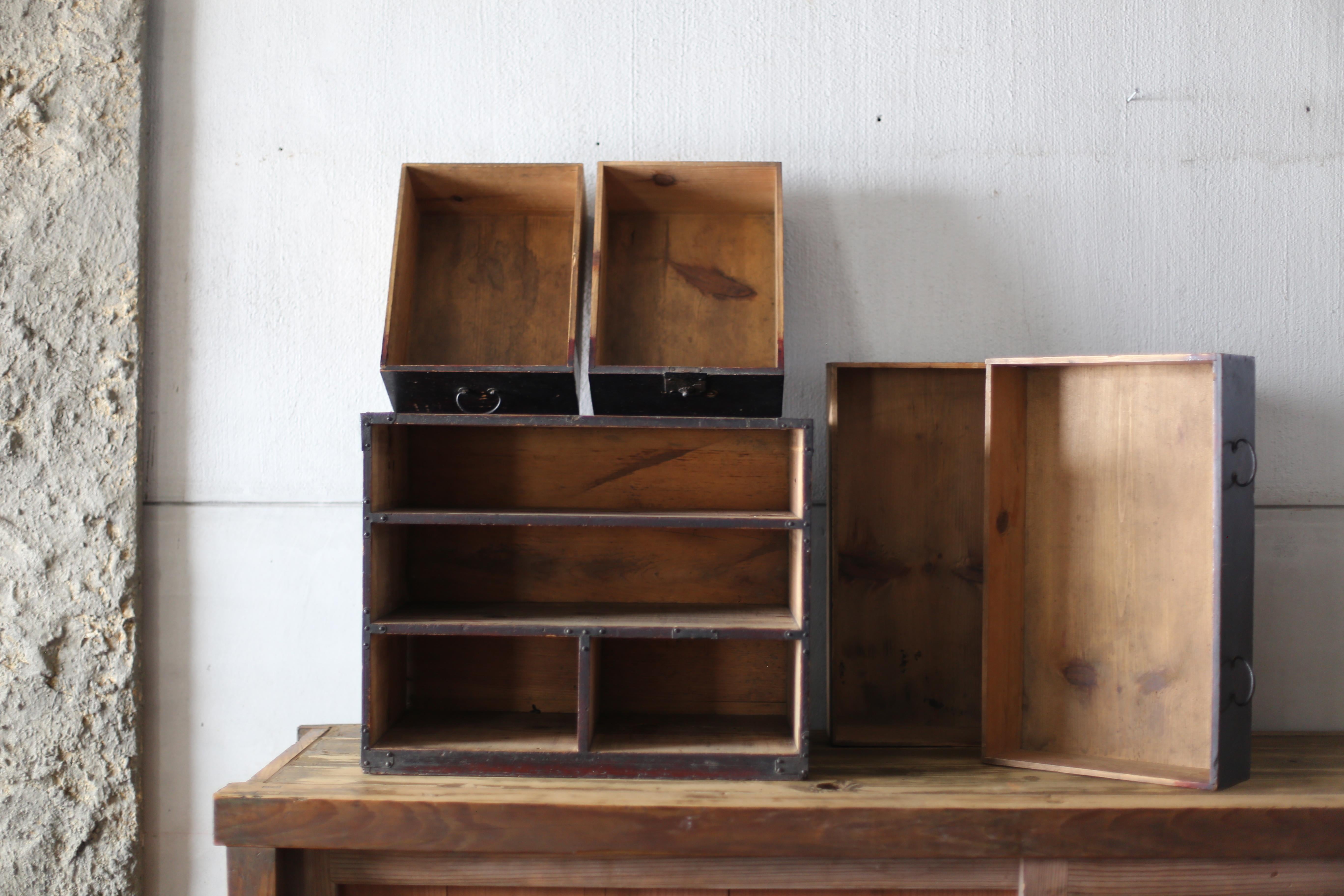 Japanese Antique BK Drawer 1860s-1900s / Storage Tansu Wabi Sabi For Sale 4