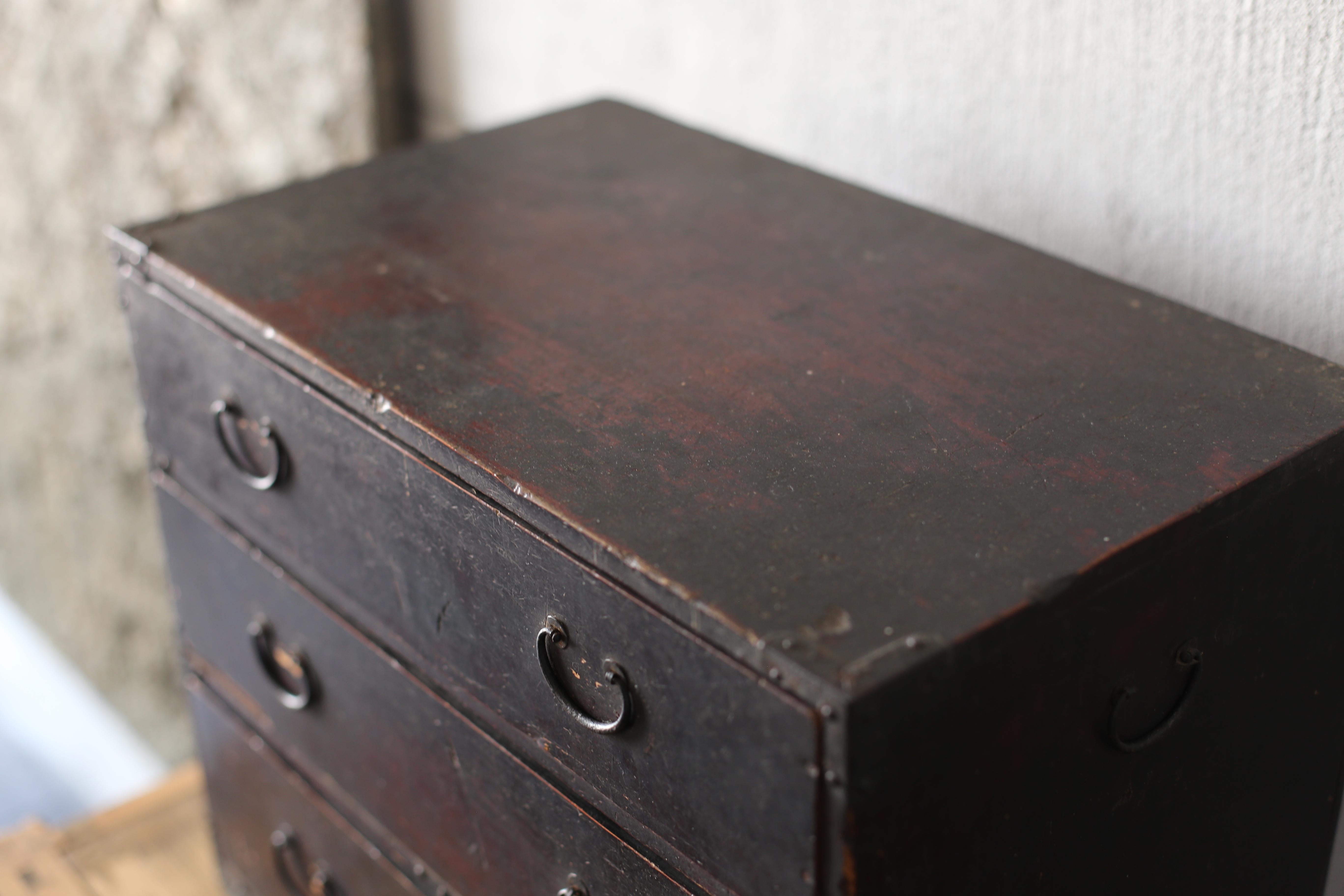 20th Century Japanese Antique BK Drawer 1860s-1900s / Storage Tansu Wabi Sabi For Sale