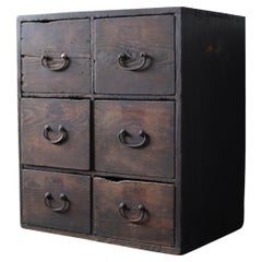 Cajón BK Antiguo Japonés Años 1860-1900 / Almacenamiento Tansu Wabisabi