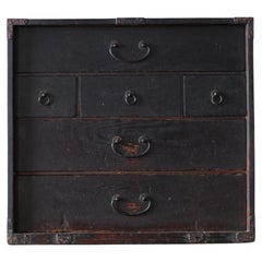 Japanese Antique BK Drawer 1860s-1900s / Tansu Storage Wabisabi